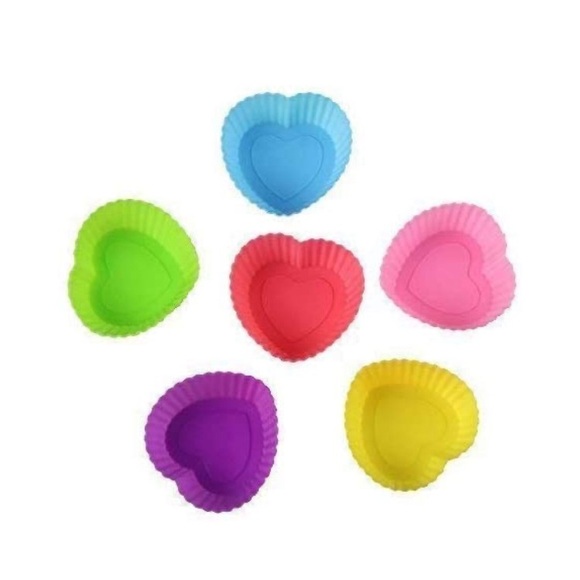 24 Pcs Colorful Silicone Cupcake Liners Reusable Baking Cups - Picture 2 of 6